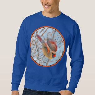 Sudadera Cardenal norte volando - Fotografía original