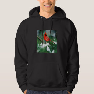 Sudadera Cardenal norteño macho en árbol, IL