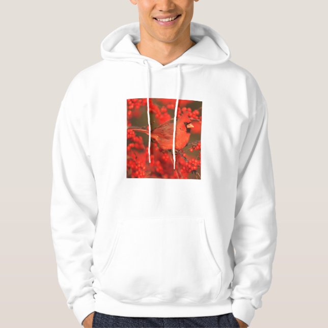 Sudadera Cardenal rojo del norte macho, IL (Anverso)