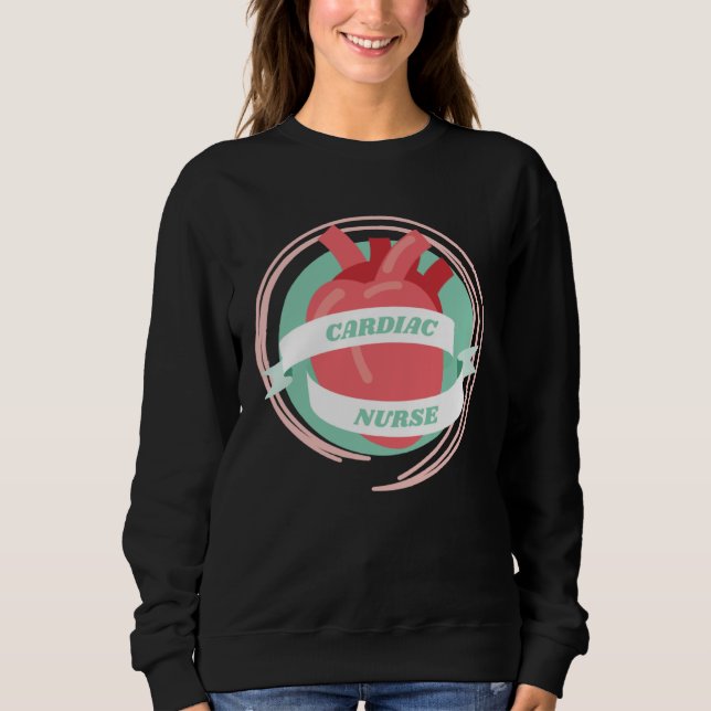 Sudadera Cardiac Nurse Cardiology Nursing Team (Anverso)