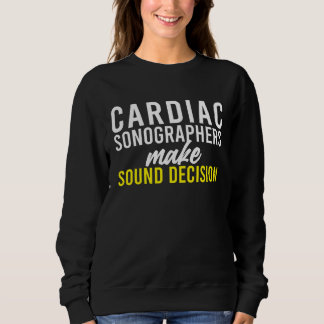 Sudadera Cardiac Sonographer Echo Tech RDCS
