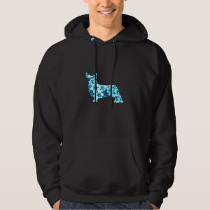 Sudadera Cardigan Welsh Corgi Aloha Perro Hawaiano