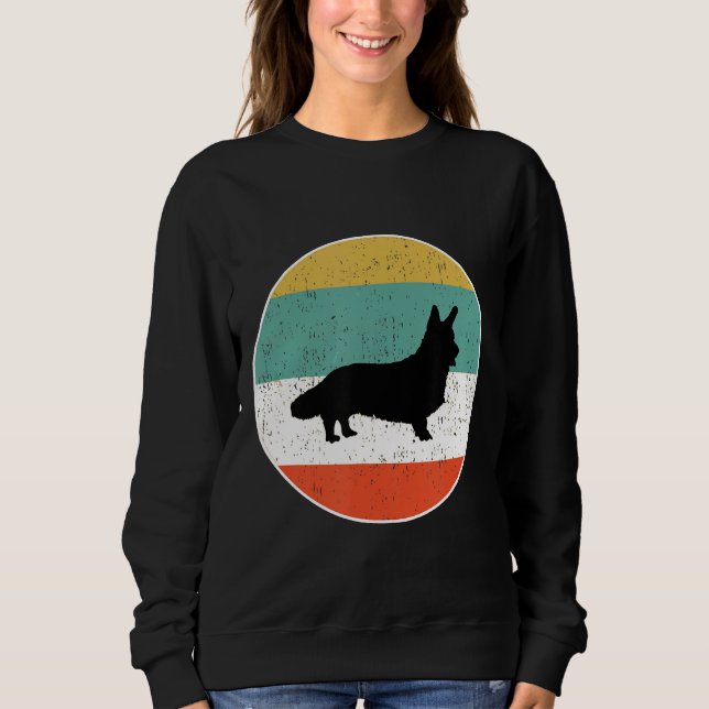 Sudadera Cardigan Welsh Corgi Dog (Anverso)