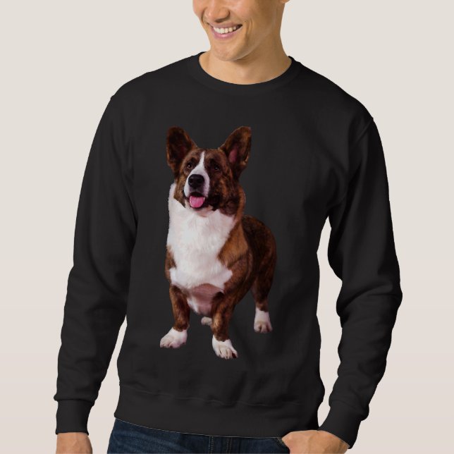 Sudadera Cardigan Welsh Corgi Picture (Anverso)