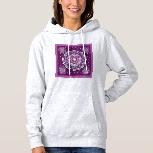 Sudadera Cardinal Red Rosace (Anverso)