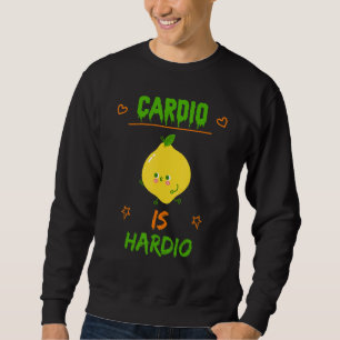 Sudadera Cardio Es Hardio, Ejercicio Gimnasio Gracioso