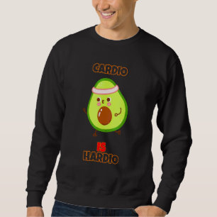 Sudadera Cardio Es Hardio Ejercicio Gym Graciosa Cita De Sa
