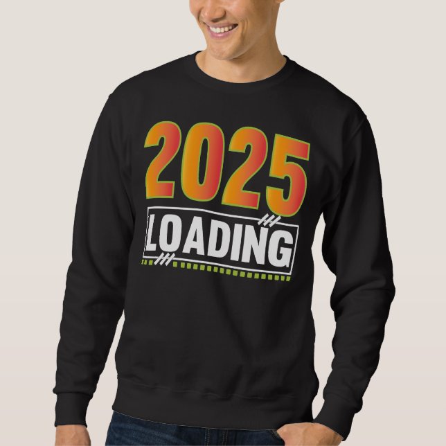 Sudadera Carga 2025, fiesta de vacaciones (Anverso)