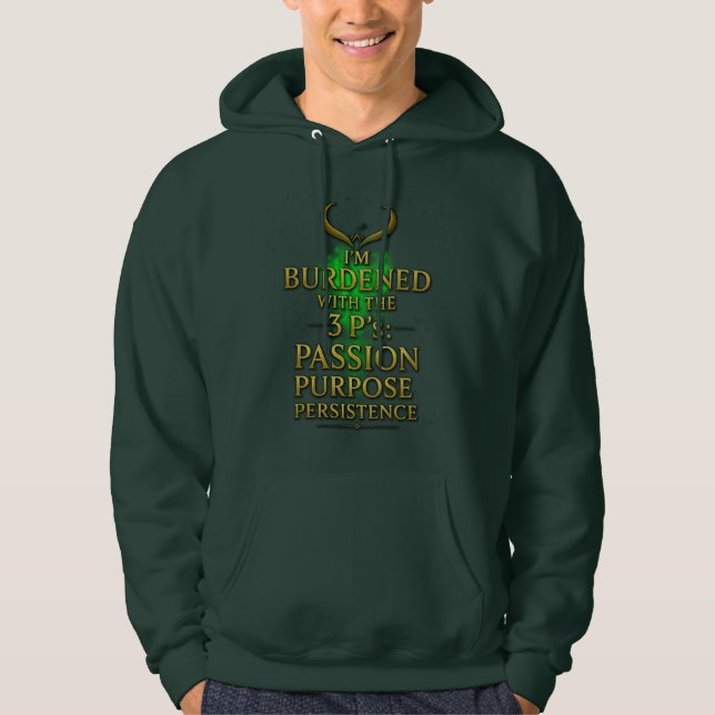 Sudadera Carga con la casa de las 3 P. (Anverso)