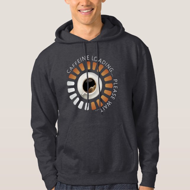 Sudadera Carga de cafeína (Anverso)