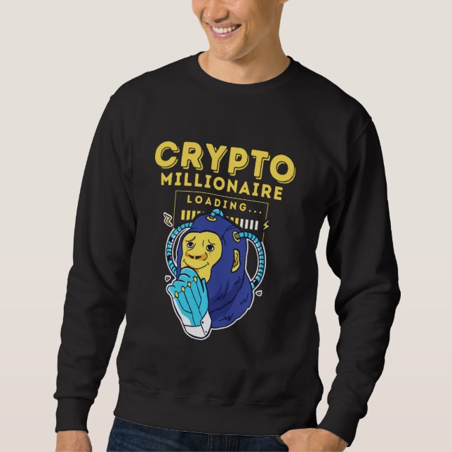 Sudadera Carga de Crypto Millionaire (Anverso)