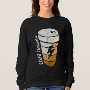Sudadera Carga de la batería Lightning Coffee Cup