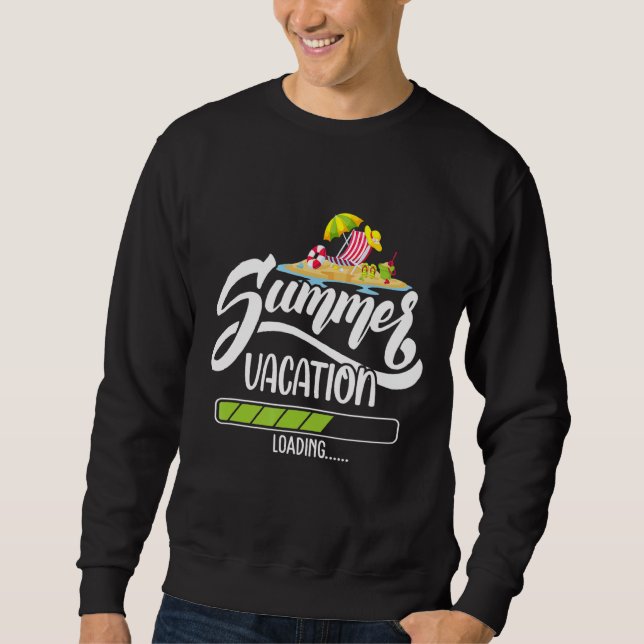Sudadera Carga De Vacaciones De Verano De Guay Para El Prof (Anverso)