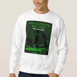 Sudadera Cargando camiseta gráfica para portátiles Hacker