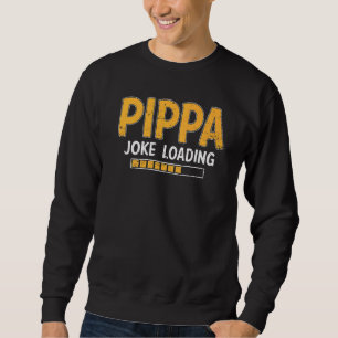 Sudadera Cargando Chiste Mens Pippa Por Favor Espera Humor 