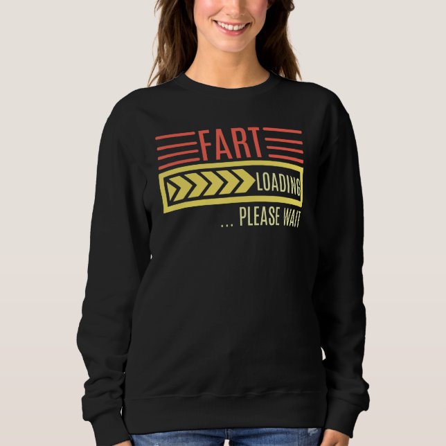 Sudadera Cargar por error, espere a decir (Anverso)