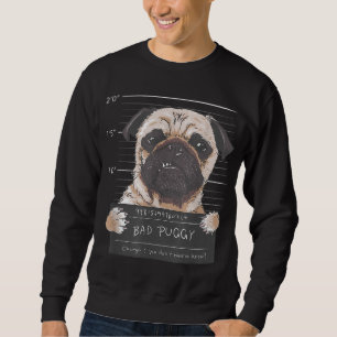 Sudadera Cargo de Puggy malo No quieres saber Perro Papá Pu