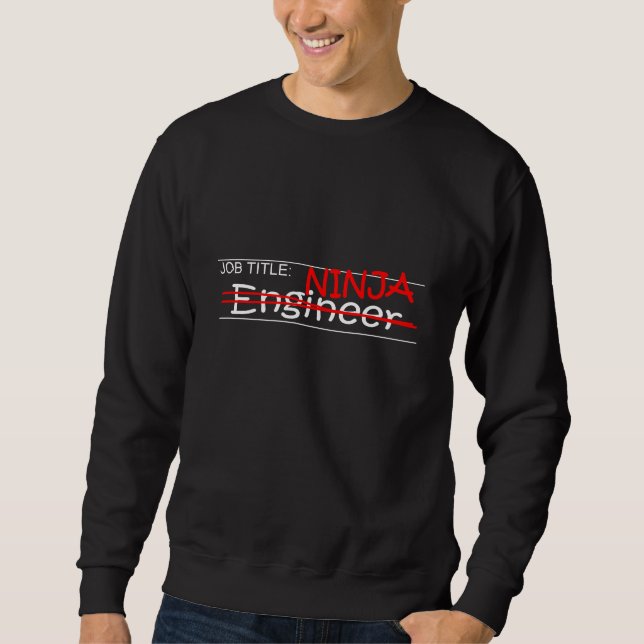 Sudadera Cargo Ninja - ingeniero (Anverso)