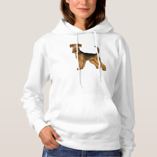 Sudadera Caricatura de Airedale Terrier Perro Bingley Perro