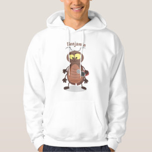 Sudadera Caricatura divertida de una cucaracha linda
