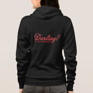 Sudadera Cariño, no me veo ocupado diciendo con corazón