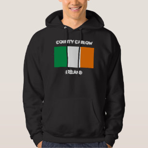 Sudadera Carlow, Irlanda con bandera irlandesa