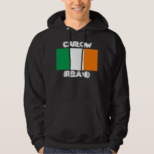 Sudadera Carlow, Irlanda con bandera irlandesa