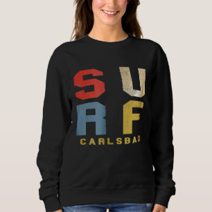 Sudadera Carlsbad California Shirt Retro Vintage Surfing Te