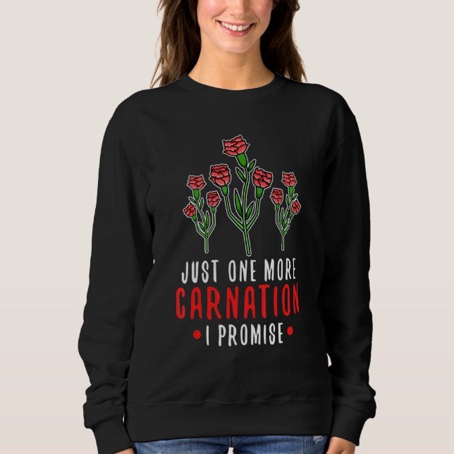 Sudadera Carnación - Sólo un clavel más (Anverso)