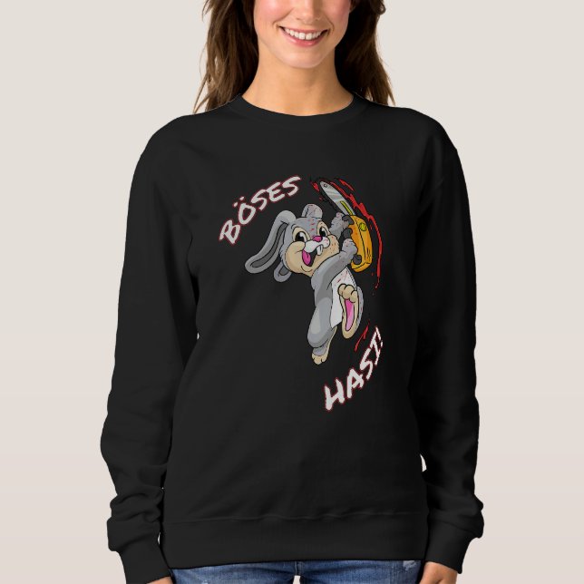 Sudadera Carnaval de disfraces de Halloween en la maldad de (Anverso)