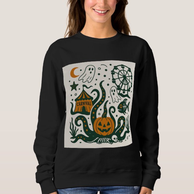 Sudadera carnaval de halloween (Anverso)