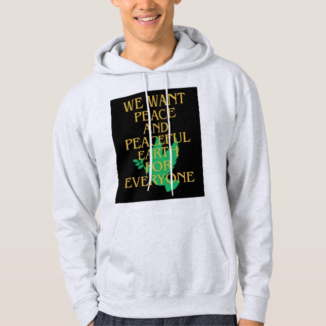 Sudadera Carne básica de paz (Anverso)