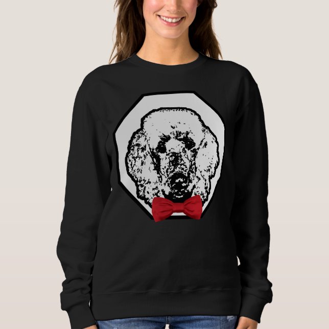 Sudadera Carne de cerdo con una raza de perro guisante (Anverso)