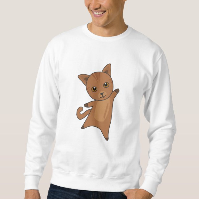 Sudadera Carne de gato Kitty Fur Nose Cute Animals Meow (Anverso)