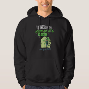 Sudadera Carne Vegetariana Es Para Zombies Ve A Vegano Vega