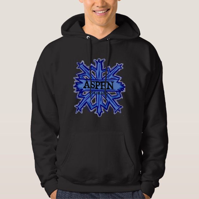 Sudadera Carnero de copo de nieve de invierno oscuro de Asp (Anverso)