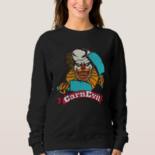 Sudadera CarnEvil Horror Espeluznante Terrorífico Payaso d