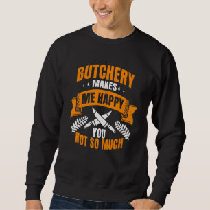 Sudadera Carnicero Flesher Poultry Shop Dueño De La Carne D