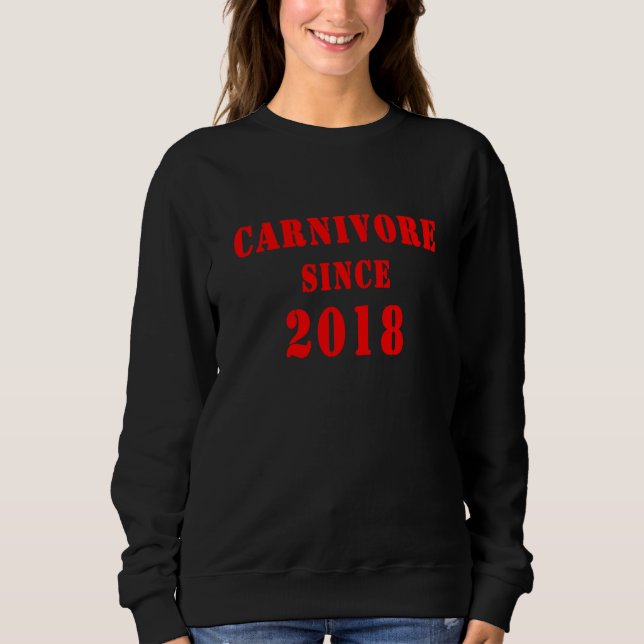 Sudadera Carnivore Since 2018 (Anverso)