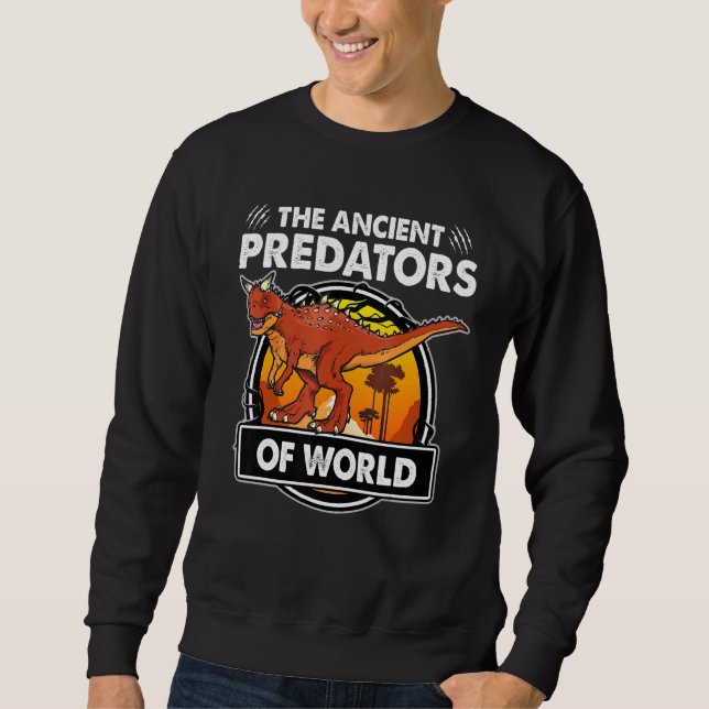 Sudadera Carnotaurus The Ancient Predators Of World Dinosau (Anverso)