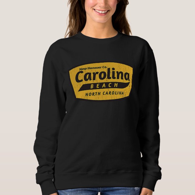 Sudadera Carolina Beach, NC Summer Vacationing Gas Station  (Anverso)