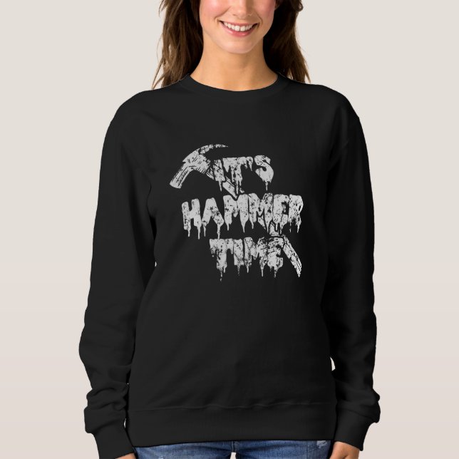 Sudadera Carpenter Hammer Housebuilder Y Repairman (Anverso)