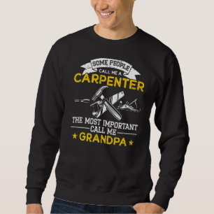 Sudadera Carpintero de Woodworker para Hombres Abuelo