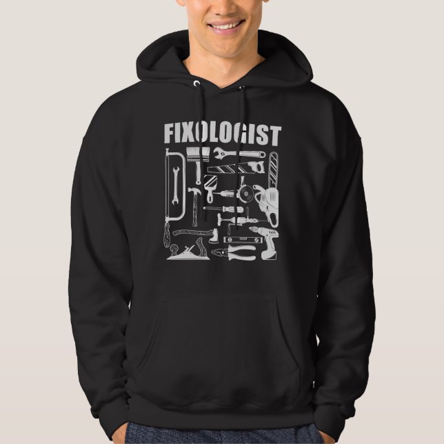 Sudadera Carpintero Fixologist Artesano de Madera DIY Funn (Anverso)