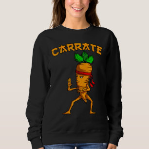 Sudadera Carrate Carrot Pun Karate Entrenamiento Arte Marci