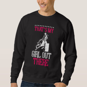 Sudadera Carrera de barriles de caballo ecuestre Esa es mi