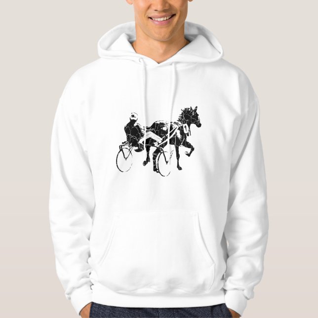 Sudadera Carrera de caballos deportivos de arnés (Anverso)