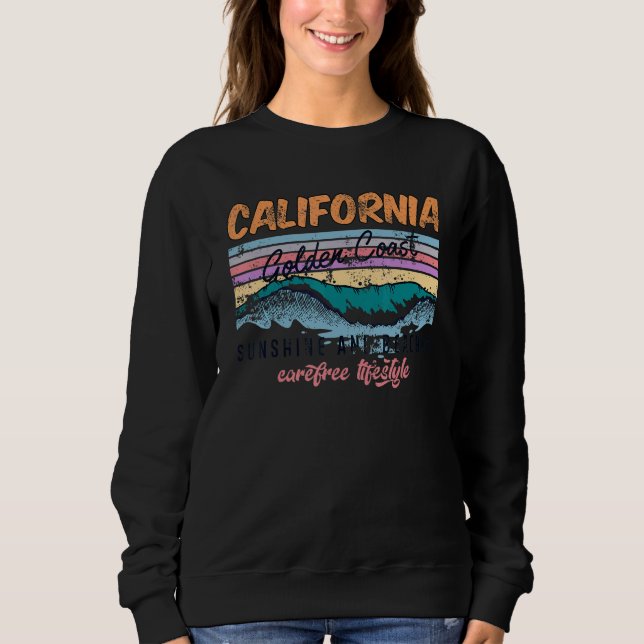 Sudadera Carrera de la Costa Dorada de California Beach Ret (Anverso)