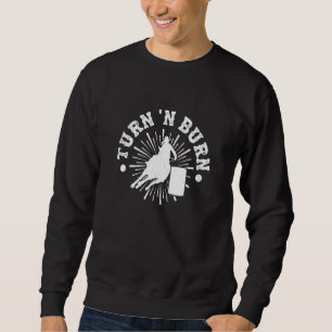 Sudadera Carreras De Barril Gire N Burn Horse Rige