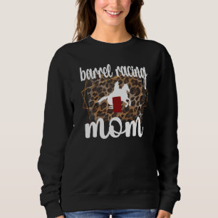 Sudadera Carreras de barril Mamá Orgullosa Carreras de barr